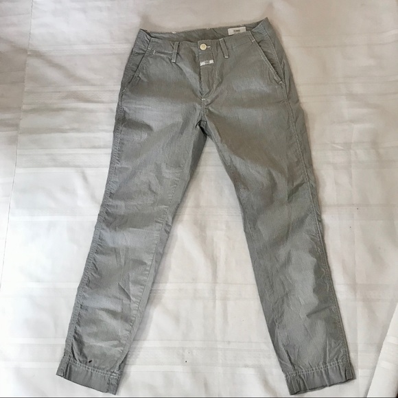 Closed xs 4 Italy pin stripped crop pant cotton - Picture 2 of 8